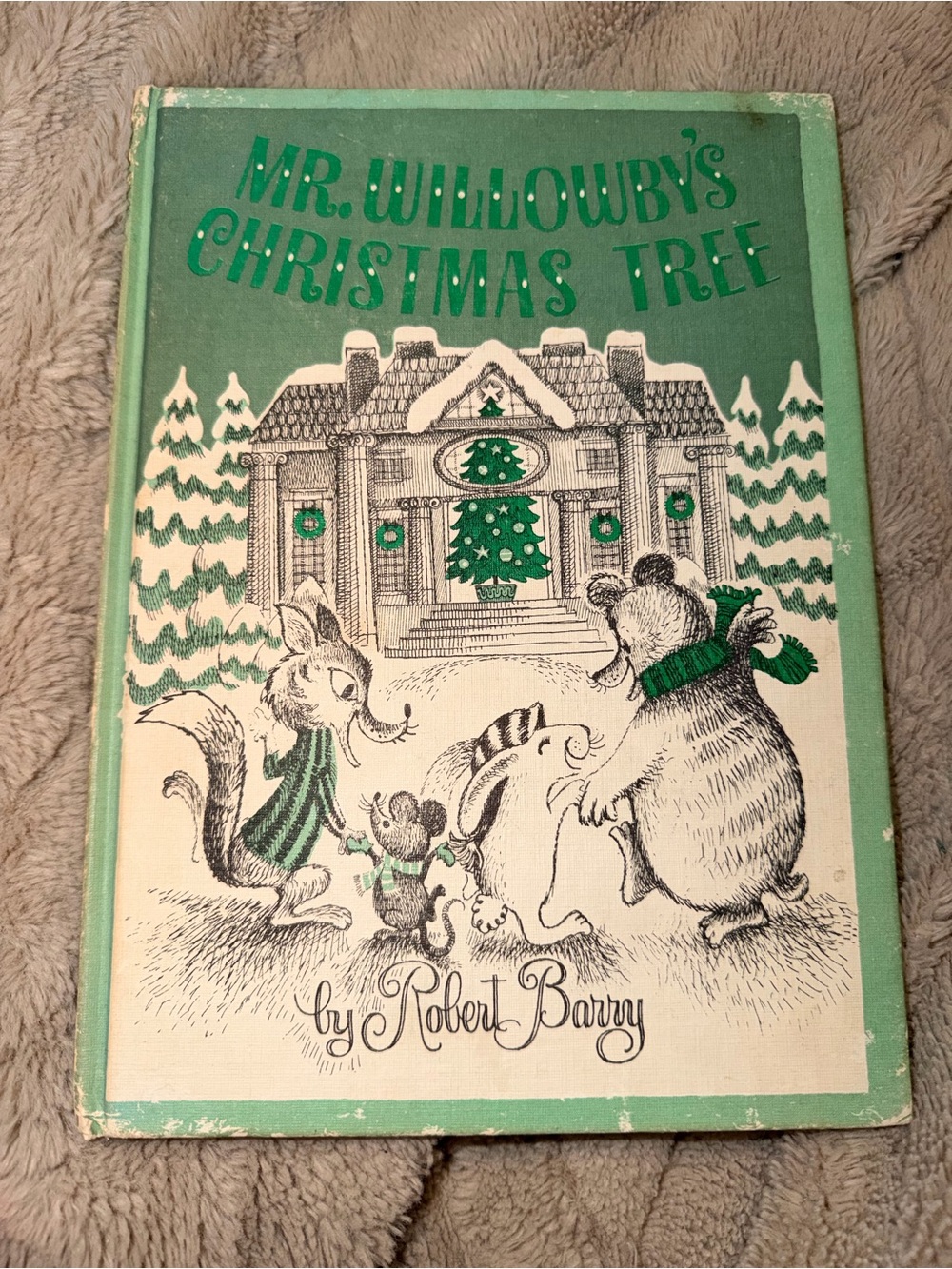 Vintage Mr. Willowby's Christmas Tree Hardcover Book 1963 collectible USA